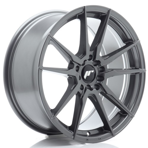 Cerchio in lega JR Wheels JR21 18x8,5 ET35 5x100/120 Hyper Gray