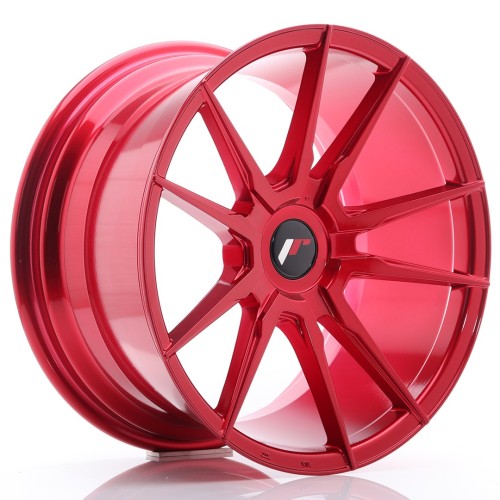 Cerchio in lega JR Wheels JR21 18x9,5 ET20-40 BLANK Platinum Red