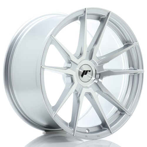 Cerchio in lega JR Wheels JR21 18x9,5 ET20-40 BLANK Silver Machined Face