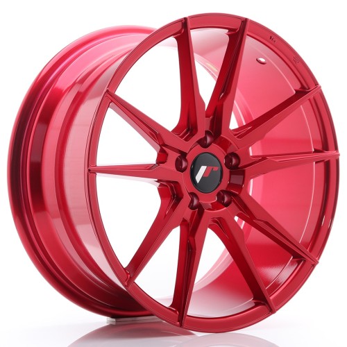 Cerchio in lega JR Wheels JR21 19x8,5 ET35 5x120 Platinum Red