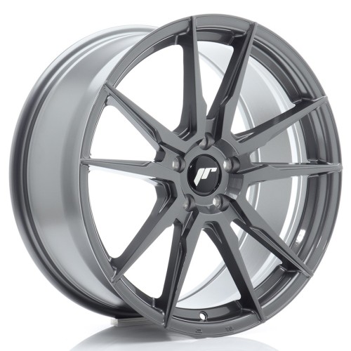 Cerchio in lega JR Wheels JR21 19x8,5 ET45 5x112 Hyper Gray