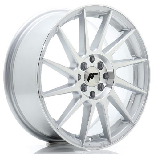 Cerchio in lega JR Wheels JR22 17x7 ET40 4x100/114 Silver Machined Face