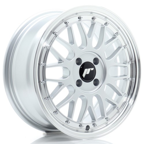 Cerchio in lega JR Wheels JR23 16x7 ET20 4x100 Hyper Silver w/Machined Lip