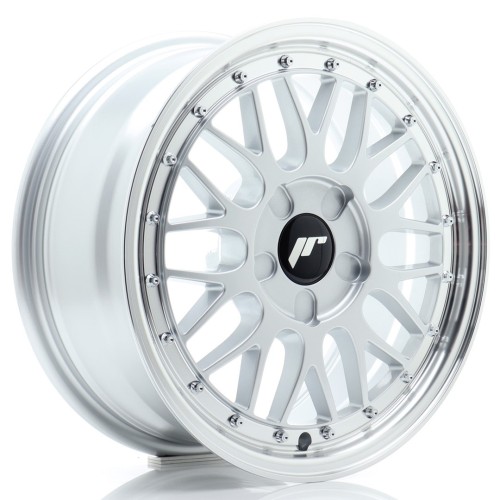 Cerchio in lega JR Wheels JR23 16x7 ET20-45 5H BLANK Hyper Silver w/Machined Lip