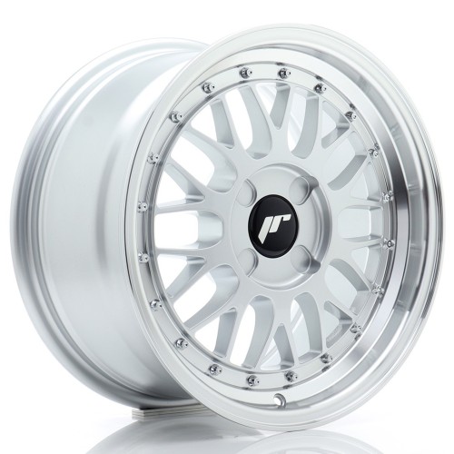 Cerchio in lega JR Wheels JR23 16x8 ET20-45 4H BLANK Hyper Silver w/Machined Lip