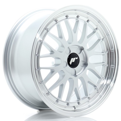 Cerchio in lega JR Wheels JR23 18x8 ET20-42 5H BLANK Hyper Silver w/Machined Lip