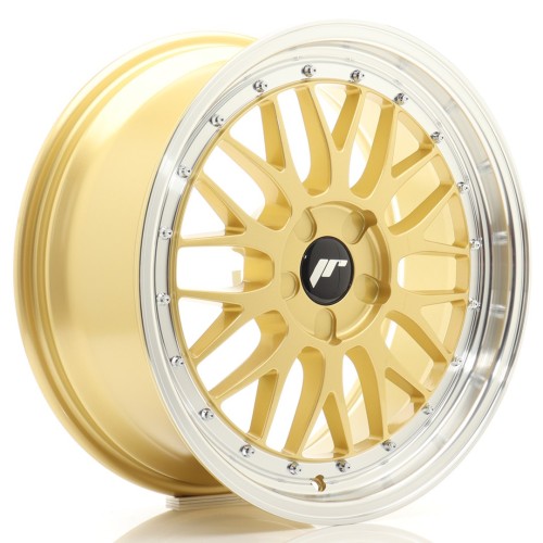 Cerchio in lega JR Wheels JR23 18x8,5 ET20-48 5H BLANK Gold w/Machined Lip