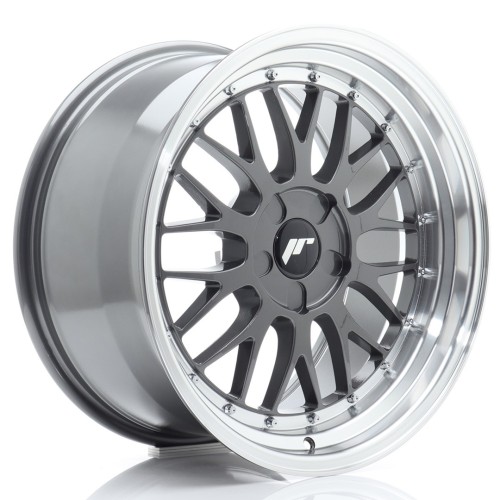 Cerchio in lega JR Wheels JR23 18x9,5 ET20-48 5H BLANK Hyper Gray w/Machined Lip