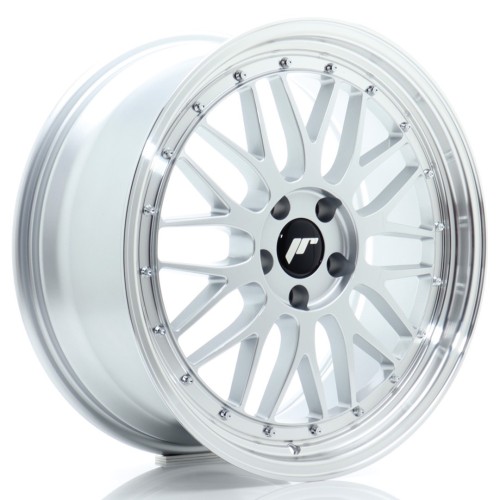 Cerchio in lega JR Wheels JR23 19x8,5 ET35 5x112 Hyper Silver w/Machined Lip