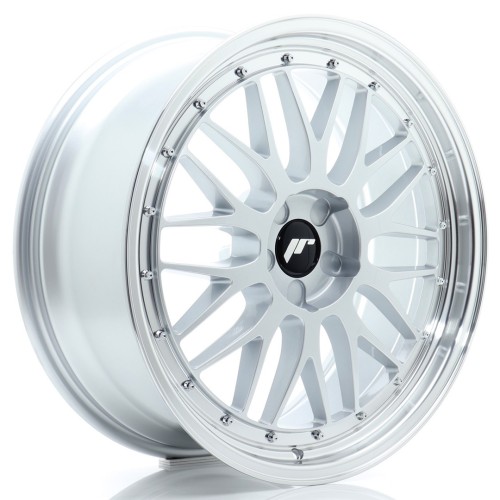 Cerchio in lega JR Wheels JR23 20x8 ET20-40 5H BLANK Hyper Silver w/Machined Lip