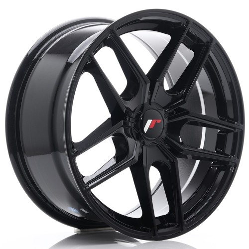 Cerchio in lega JR Wheels JR25 18x8,5 ET20-40 5H BLANK Gloss Black