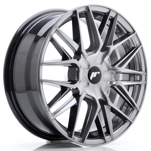 Cerchio in lega JR Wheels JR28 17x7 ET20-45 BLANK Hyper Black