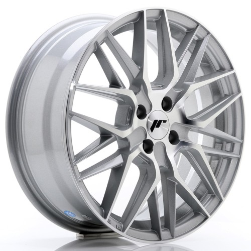 Cerchio in lega JR Wheels JR28 17x7 ET35 4x108 Silver Machined Face