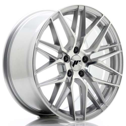 Cerchio in lega JR Wheels JR28 18x8,5 ET40 5x120 Silver Machined Face