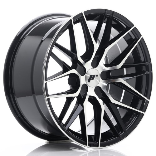 Cerchio in lega JR Wheels JR28 18x9,5 ET20-40 5H BLANK Gloss Black Machined Face