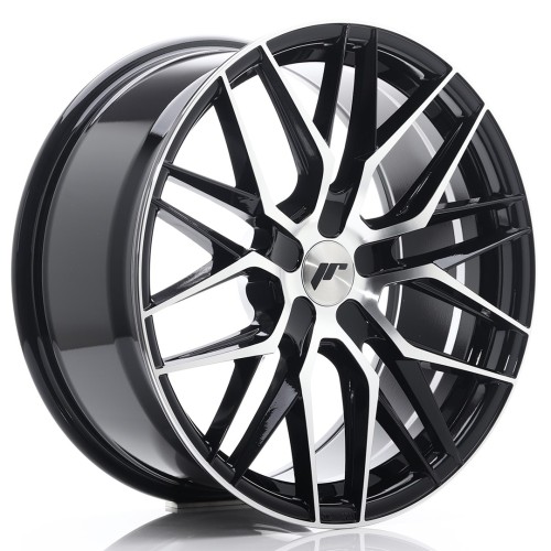 Cerchio in lega JR Wheels JR28 19x8,5 ET20-40 5H BLANK Gloss Black Machined Face