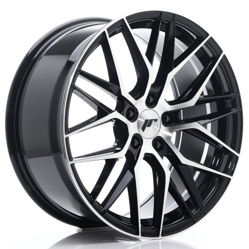 Cerchio in lega JR Wheels JR28 19x8,5 ET35 5x112 Gloss Black Machined Face