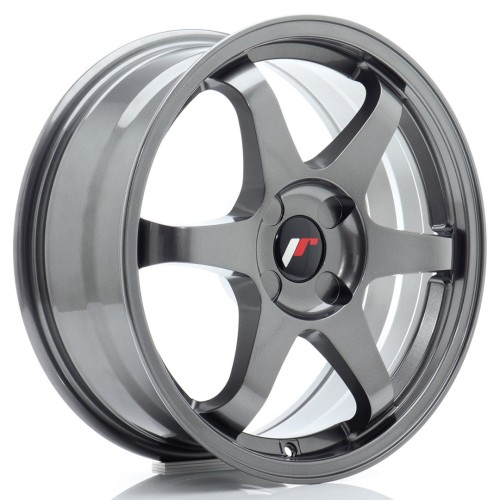 Cerchio in lega JR Wheels JR3 17x7 ET20-42 4H BLANK Gun Metal