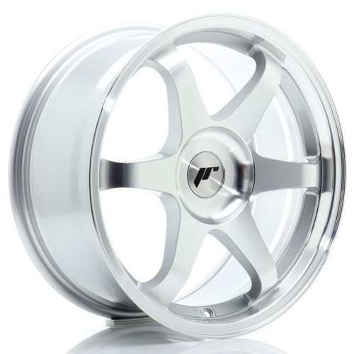 Cerchio in lega JR Wheels JR3 17x8 ET20-35 BLANK Silver Machined Face