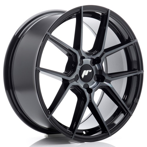 Cerchio in lega JR Wheels JR30 18x8 ET20-40 5H BLANK Black Machined w/Tinted Face