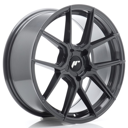 Cerchio in lega JR Wheels JR30 18x8 ET20-40 5H Blank Hyper Gray