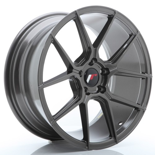 Cerchio in lega JR Wheels JR30 18x8,5 ET35 5x120 Hyper Gray