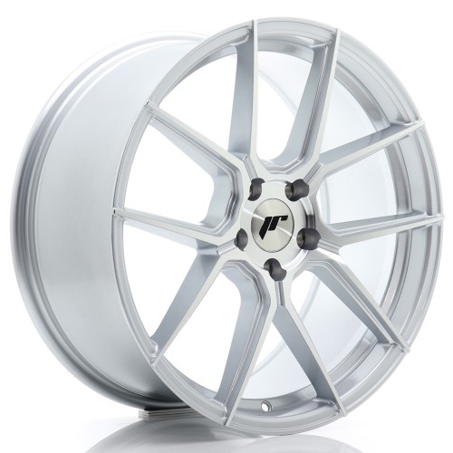 Cerchio in lega JR Wheels JR30 19x8 ET40 5x112 Silver Machined Face