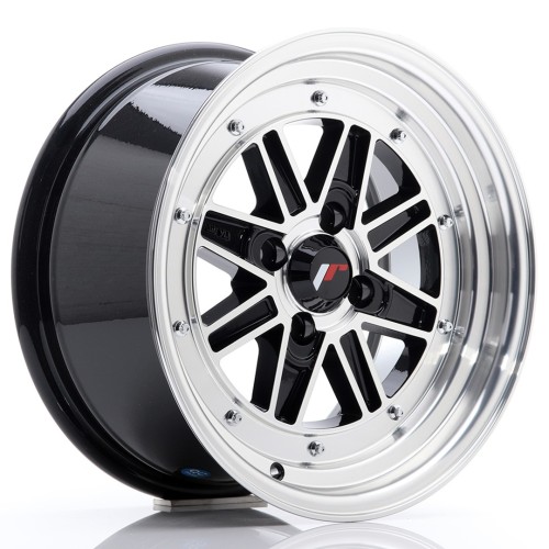 Cerchio in lega JR Wheels JR31 15x7.5 ET20 4x100 Gloss Black Machined Face