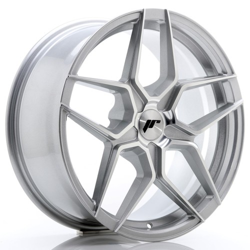 Cerchio in lega JR Wheels JR34 18x8 ET20-42 5H BLANK Silver Machined Face