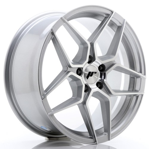 Cerchio in lega JR Wheels JR34 18x8 ET42 5x112 Silver Machined Face