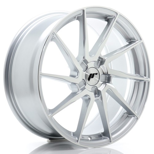 Cerchio in lega JR Wheels JR36 19x8 ET20-40 5H BLANK Silver Machined Face