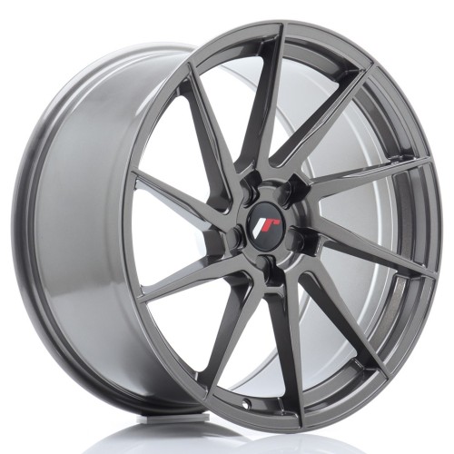 Cerchio in lega JR Wheels JR36 20x10 ET20-45 5H BLANK Hyper Gray