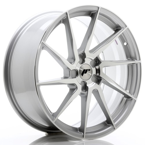 Cerchio in lega JR Wheels JR36 20x9 ET15-38 5H BLANK Silver Brushed Face