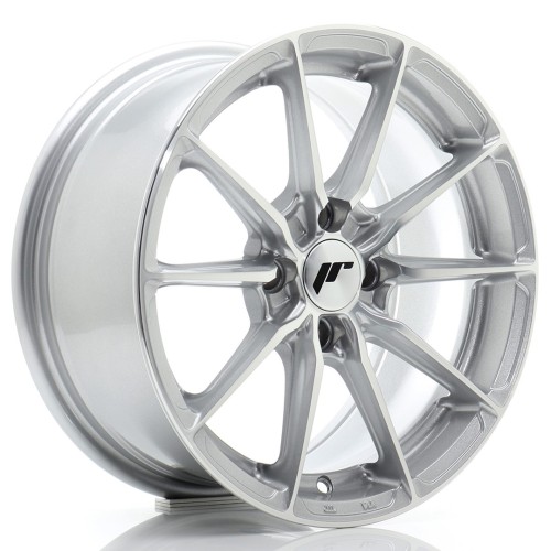 Cerchio in lega JR Wheels JR37 15x7 ET38 4x100 Silver Machined Face