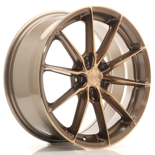 Cerchio in lega JR Wheels JR37 18x8 ET45 5x112 Platinum Bronze