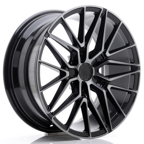 Cerchio in lega JR Wheels JR38 18x8 ET42 5x112 Black Brushed w/Tinted Face