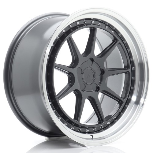 Cerchio in lega JR Wheels JR47 19x9,5 ET15-35 5H BLANK Hyper Gray w/Machined Lip