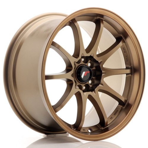 Cerchio in lega JR Wheels JR5 18x9,5 ET22 5x100/114,3 Dark Anodized Bronze