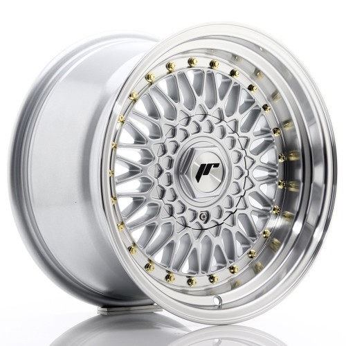 Cerchio in lega JR Wheels JR9 16x9 ET20 4x100/108 Silver w/Machined Lip