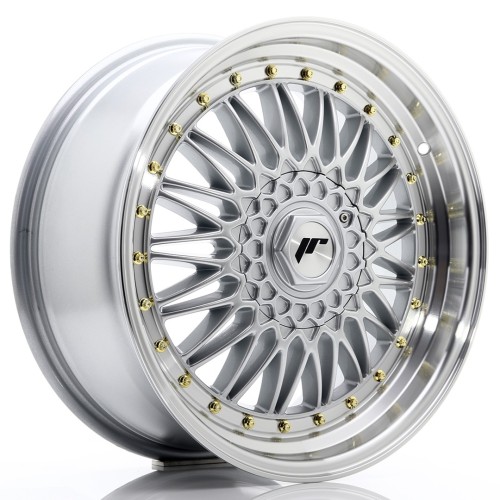 Cerchio in lega JR Wheels JR9 18x8 ET35 5x100/120 Silver w/Machined Lip