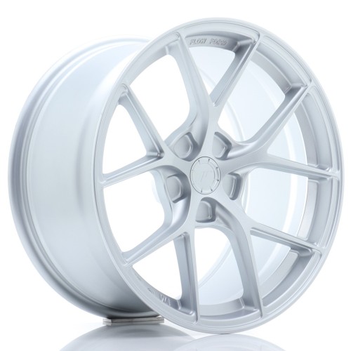 Cerchio in lega JR Wheels SL01 18x9,5 ET25-38 5H BLANK Matt Silver