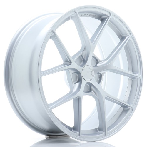 Cerchio in lega JR Wheels SL01 19x8 ET20-40 5H BLANK Matt Silver