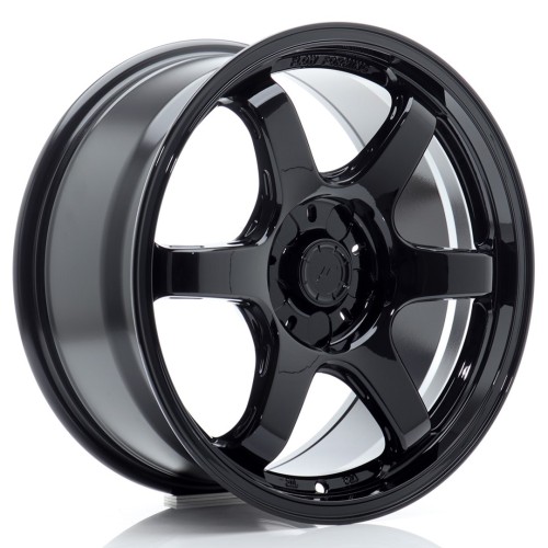 Cerchio in lega JR Wheels SL03 17x8 ET20-42 5H BLANK Gloss Black