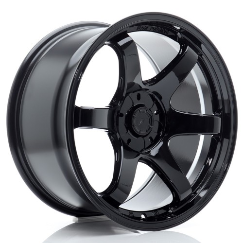 Cerchio in lega JR Wheels SL03 18x10,5 ET15-40 5H BLANK Gloss Black