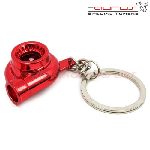 Portachiave a turbina TRS Tuning  - versione Cromata ROSSA