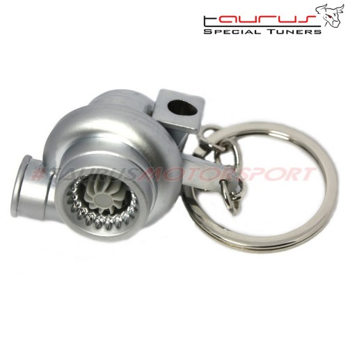 Portachiave TRS Tuning a turbina doppia - versione Argento satinata